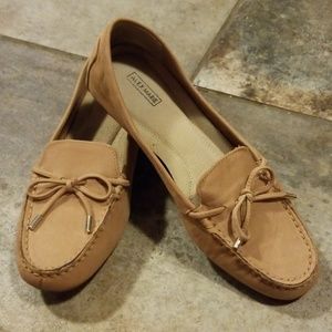Alex Marie tan loafers